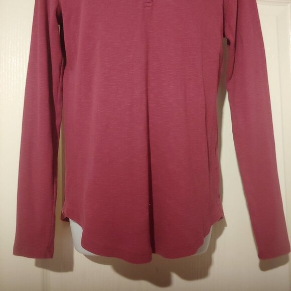 Duluth Ribbed Thermal L-Sleeve Shirt Camping Outdoors Walking Comfy Cranberry M - Picture 4 of 7